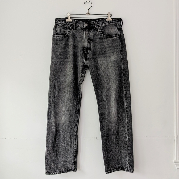 Levi's Men's 551Z Black Straight Jeans ~ Size 32x30 - Picture 4 of 14